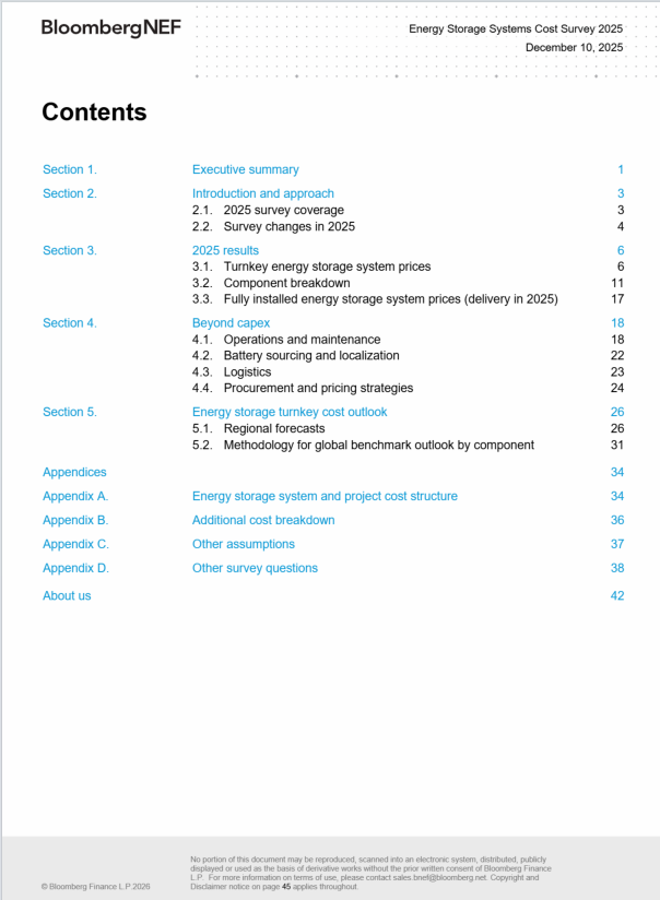 Energy Storage Systems Cost Survey 2025 - 学研学术